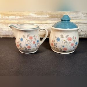 Country Classics Vintage Geese Sugar Creamer Set